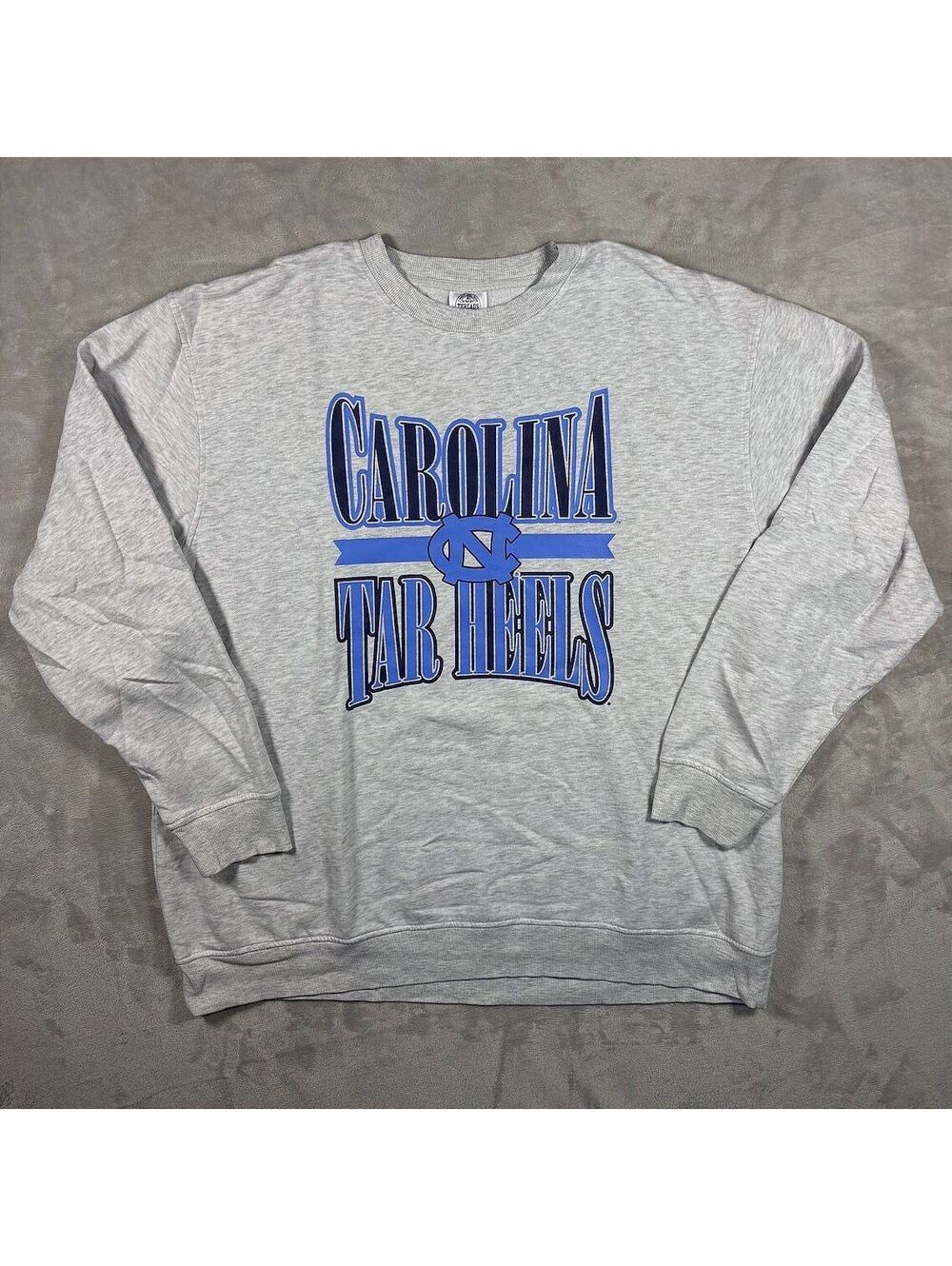 Carolina Tar Heels UNC Retro Crewneck Sweatshirt 2XL Gray Rivalry Threads